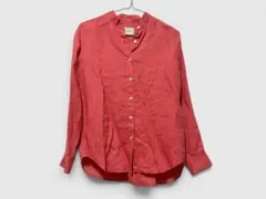 ユナイテッドアローズ リネン100%バンドカラーシャツ 36 美品のサムネイル