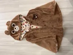 mikiHOUSE クマフード ポンチョ