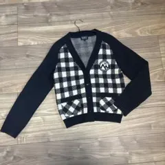 PEARLY GATES チェック柄セーター サイズ1 着画あり