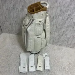 超美品 OUUL Alligator オウル アリゲーター キャディバッグ送料込 希少 廃盤】OUUL オウル アリゲーター カモ スタンドキャディバッグ