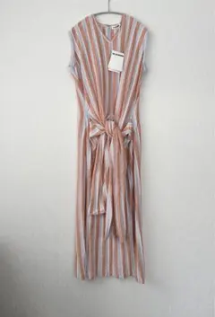 【新品】JIL SANDER ジルサンダー　ストライプ ロングワンピースのサムネイル