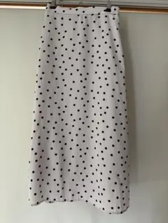 GU ドット柄 水玉 ロングスカート Sサイズ