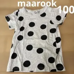 maarook ドット柄 Tシャツ グレー サイズ100のサムネイル