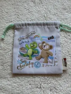 ダッフィーフレンズ 巾着(ダッフィ＆オルメル)