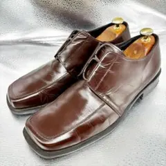 ★ランバン LANVIN★レザーシューズ/25.5/ビジネスシューズ/革靴/茶