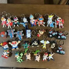 筋肉マン　タツノコプロ　デビルマン　ドロンジョ　キーホルダー　フィギュア