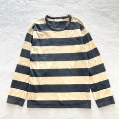 agnes b. アニエスベー 長袖Tシャツ ボーダー 綿100% ヴィンテージ