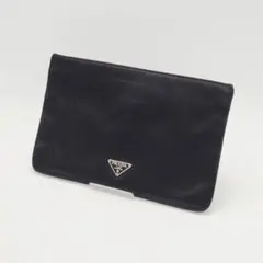 美品✨プラダ ポーチ 巾着 ナイロン 三角ロゴ 白タグ ブラック - メルカリ