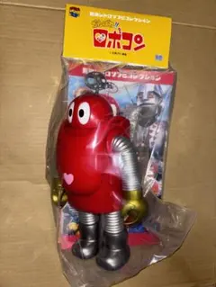 未使用品 がんばれ！！でっかいロボコン 赤いロボットフィギュア 約 