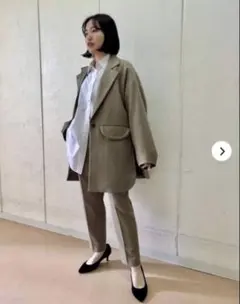 LOWRYSFARM テーラードジャケット レプシムトップス付き未使用に近い 