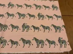 プリント生地☆ゼブラ柄☆ハンドメイド素材