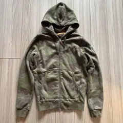 美品 HYDROGEN ハイドロゲン ジップパーカー M 迷彩柄