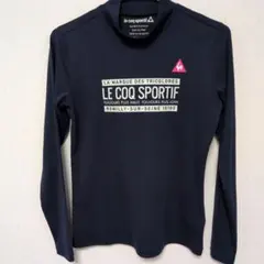 le coq sportif ゴルフ長袖シャツ ネイビー