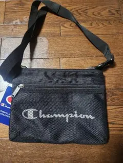 Champion ブラック ショルダーバッグのサムネイル