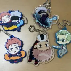 呪術廻戦　キーホルダー５個セット