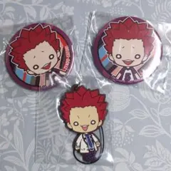 ハイキュー！！ にとたん 缶バッジ 特典 ラバーストラップ 天童覚 JF 制服