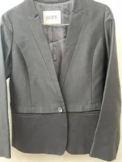 ROPE 黒ジャケット ポリエステル100%