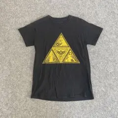 P421 ゼルダの伝説 トライフォース Tシャツ Sサイズ ブラック