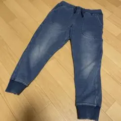 グローバルワーク　デニム風カジュアルパンツ ポケット付き