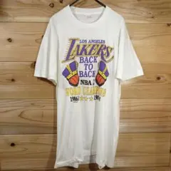 希少　00s レイカーズ　Tシャツ　2004年 NBA 希少 00s レイカーズ Tシャツ 2004年 NBA - メルカリ