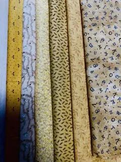 はぎれセット(6種類) まとめ売り　パッチワーク