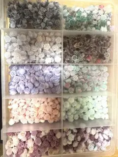 シリコン 薔薇パーツ 10種セット