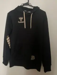 hummel フード付き 黒 パーカー