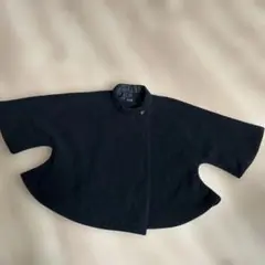 GAP 黒 ケープスタイルジャケット 130