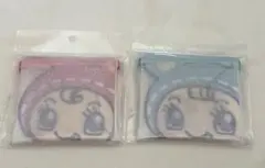 メゾピアノ　べリエちゃん　ブルーベリエちゃん クリアフラットポーチ　セット