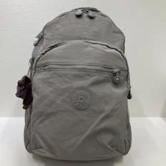4240 Kipling キプリング リュックサック　グレー　大きめ　大容量