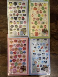 たまごっち　硬いシール　3Dシール　4枚セット