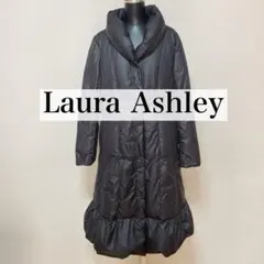 ◾️ Laura Ashley ロング ダウンコート Aライン　フリル