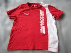Puma×Ferrari Tシャツ 赤/白