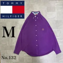 定番！ TOMMY HILFIGER 刺繡ロゴ ボタンダウン 長袖シャツ