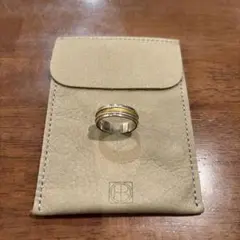 hobo ROPE RING 925 SILVER with BRASS