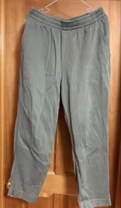 UNIQLO U フレンチリブパンツ　M オリーブ