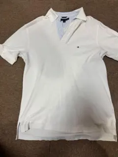 Tommy Hilfiger トミーフィルフィガー　白ポロシャツ