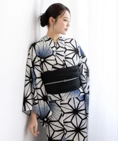 新品！超簡単にプロの着姿⭐︎セパレート浴衣・帯付き3点セット【SOUBIEN】 新品！超簡単にプロの着姿⭐︎セパレート浴衣・帯付き3点セット