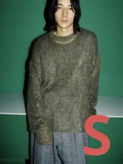 【LIDNM】KID MOHAIR MIX KNIT Sサイズ