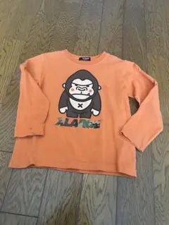 XLARGE ゴリラプリント 長袖カットソー 120cm