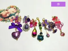 ⑲、オリジナル天然石チャームセット( *´ㅅ`)⁾⁾