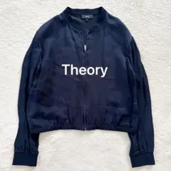 希少サイズ 未使用品級 23ss セオリー ノーカラー ジャケット 3XL Theory(セオリー) カラーレスジャケット ブラック サイズ 0