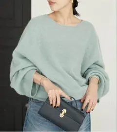 Plage Baby Alpaca ラグラン プルオーバー