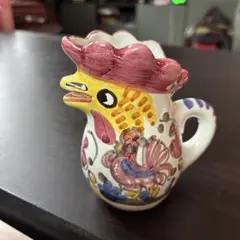 イタリア製　ニワトリ　ミニピッチャー