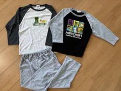マイクラ Minecraft 長袖 パジャマ セット 130 Tシャツ まとめ