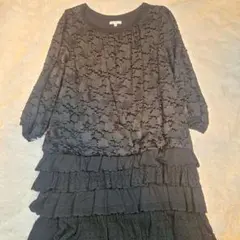 トゥービーシック フリル チュニック 大きいサイズ 3L