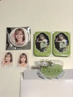 =LOVE 諸橋沙夏 IDフォト 缶バッチ ネームバッチ DMMスクラッチ