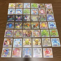 【希少】 ポケモン アマダ シール烈伝 まとめ 42枚セット ホロ キラ