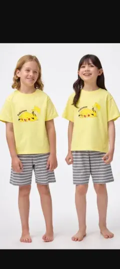 GU(ジーユー)KIDS コットンラウンジセット １１０サイズのサムネイル