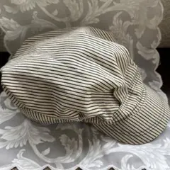 お値下げ‼️ストライプ ワークキャップ